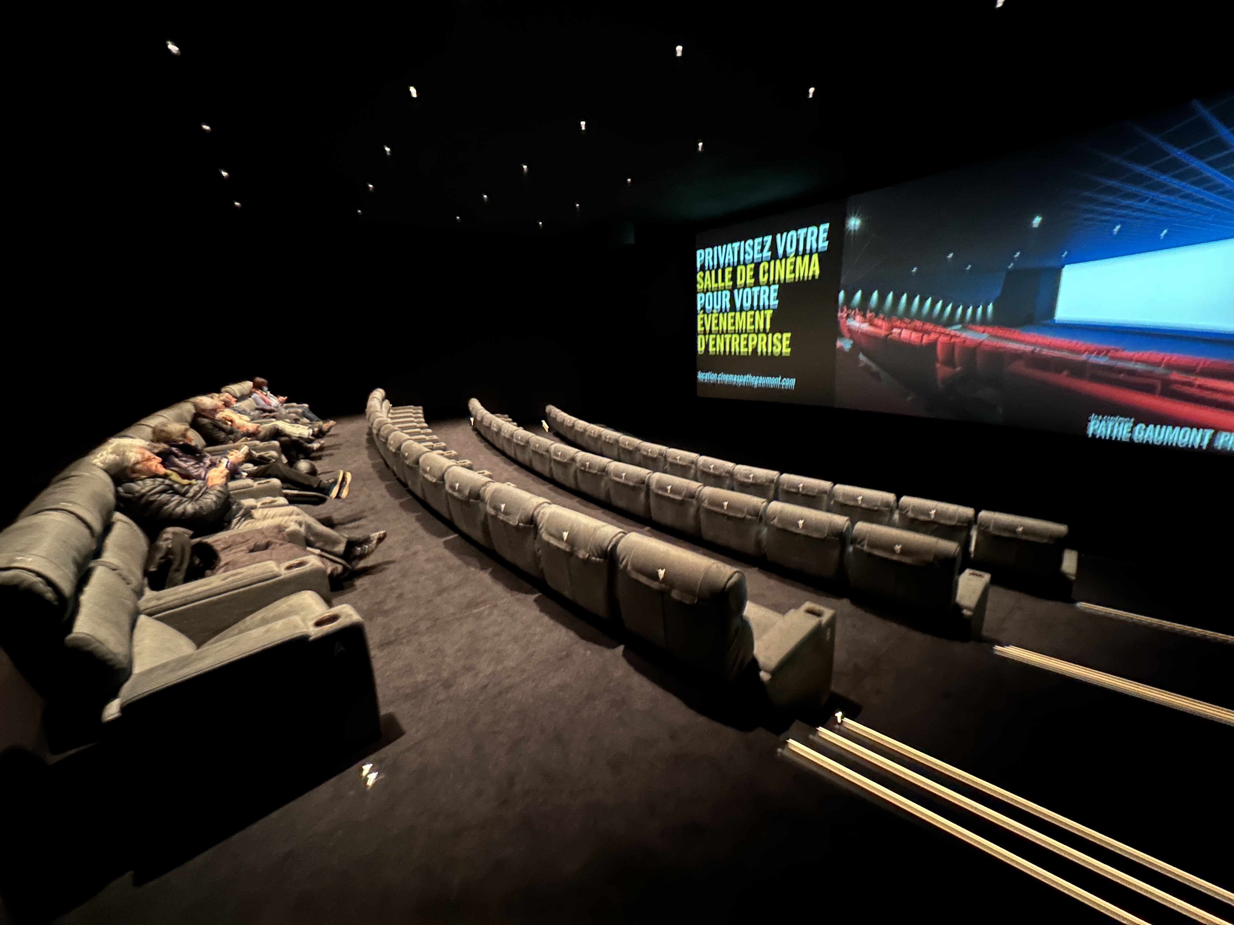 Pathé Parnasse Premium : un test lors de la toute première séance de l ...