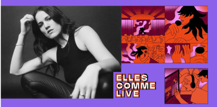 Clara Ysé, présidente du jury du concours "Elles comme Live"