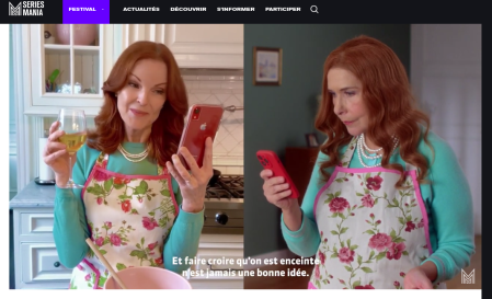 Marcia Cross et Laurence Herszberg (capture d'écran).