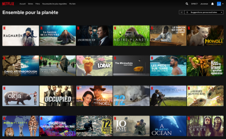 Netflix "Ensemble pour la planète"