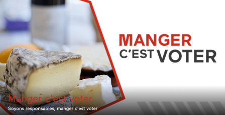 Manger c'est voter 