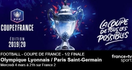 France TV - Coupe du France 1/2e finale 2020