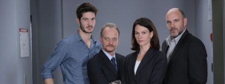 Série Mensonges Eric BRUNEAU (Maxime Morem), Fanny MALLETTE (Julie Beauchemin), Sylvain MARCEL (Bob Crépault)