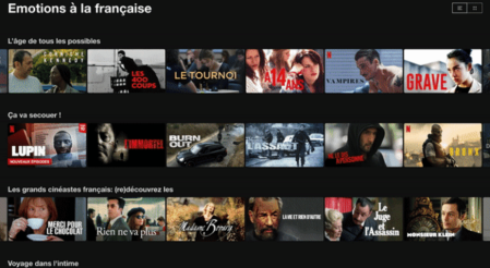 Netflix émotions à la française