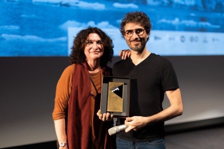 Fabienne Servan-Schreiber (Cinétévé) et Raphaël Meyssan (réalisateur)