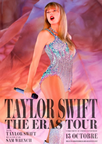 Taylor Swift film-concert affiche