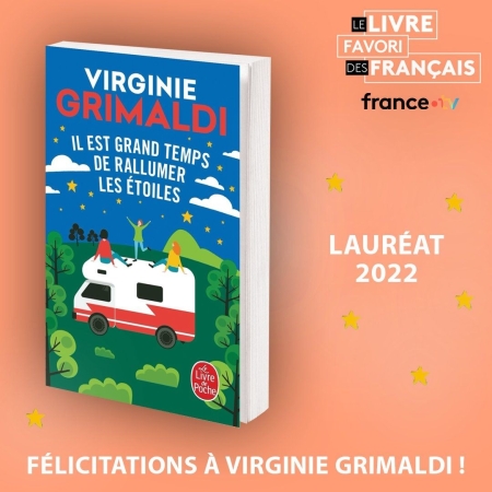 Livre favori des Français 2022 Virginie Grimaldi