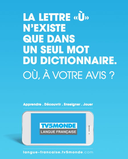 TV5 Monde offre numérique langue française