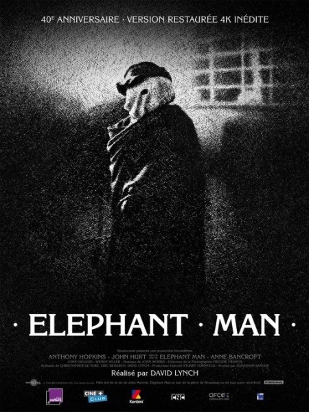 Affiche "Elephant Man" 40e anniversaire