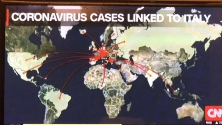 Carte CNN Italie Coronavirus