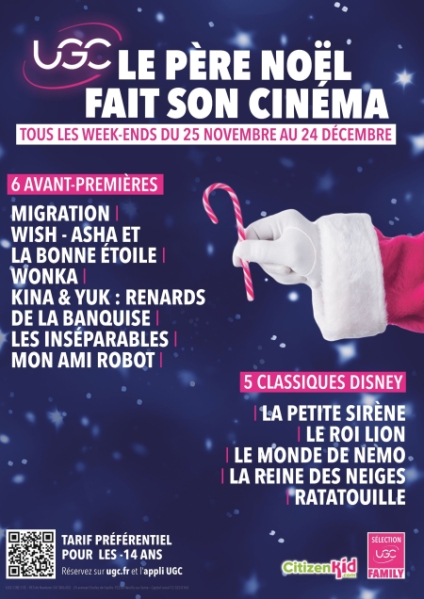 UGC Le Père Noel fait son cinéma 2023