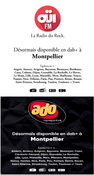 Oüi FM / Ado DAB+ Montpellier