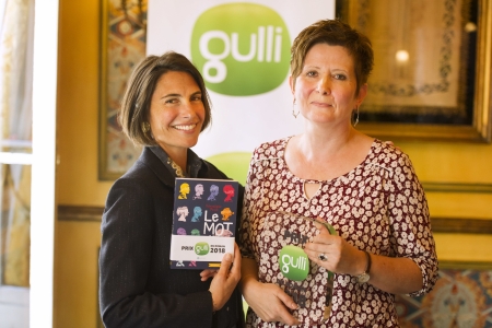 Le prix Gulli du roman 2018 était remis à Véronique Petit par Alessandra Sublet