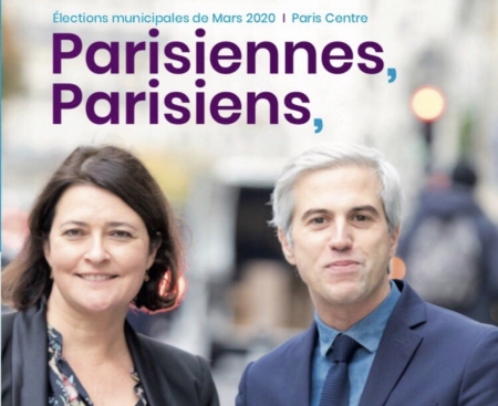 Laetitia Recayte affiche municipales Paris 2019
