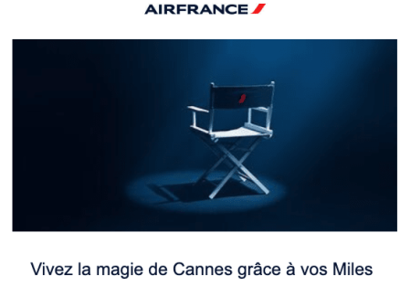 Air France et Festival de Cannes