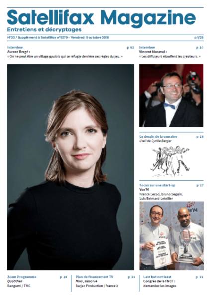 Couv Satellifax Magazine 32 du 5 octobre 2018