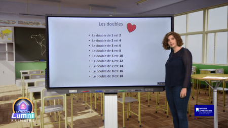 "Lumni Primaire", tourné sur un plateau d'AMP Visual