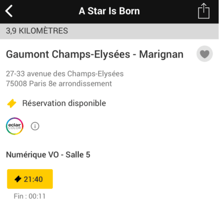 capture Une étoile est néee