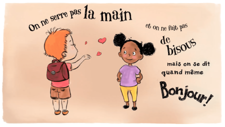 Visuel geste barrière