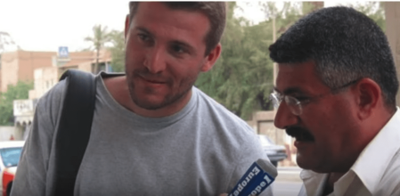 Benjamin Vincent et son "fixeur" irakien, Mohammed