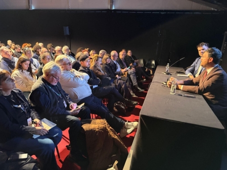 Gaëtan Bruel au MIFC le 17 octobre 2025.