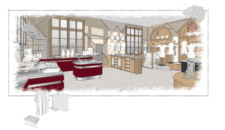 Le projet de boutique "Ici tout commence"