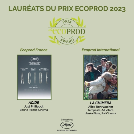 Lauréats Ecoprod Cannes 2023