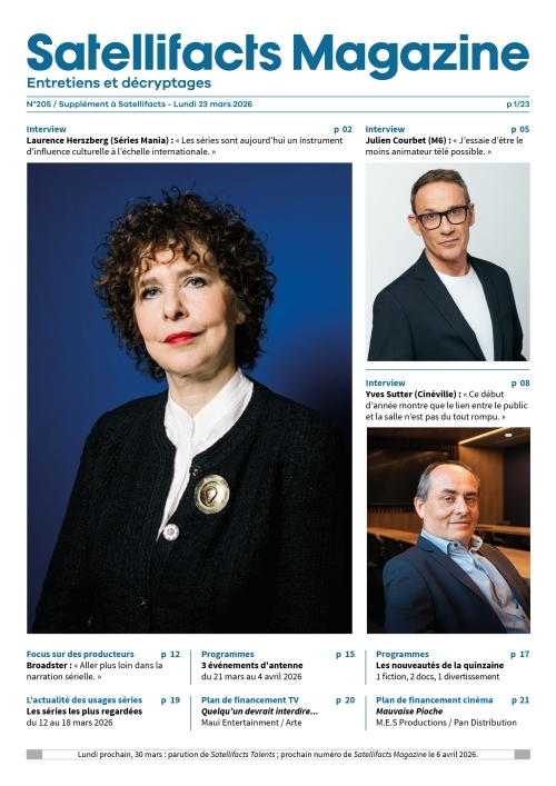 Couverture de Satellifacts Magazine 205, daté du lundi 23 mars 2026