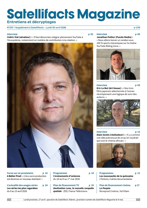 Couverture de Satellifacts Magazine 207, daté du lundi 20 avril 2026