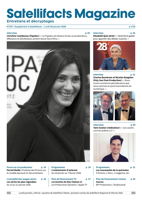 Couverture de Satellifacts Magazine 201, daté du lundi 26 janvier 2026