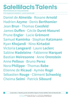 Satellifacts Talents 175 - Lundi 24 novembre 2025 (couverture)