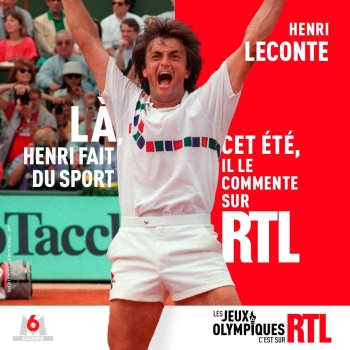Henri Leconte RTL JO de Paris 2024 - photo 